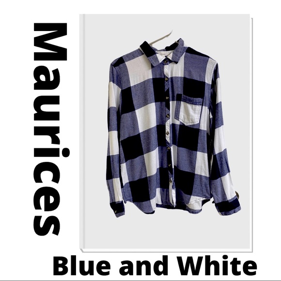 Maurices Tops - 💼Maurice light weight Buffalo Paid Flannel
